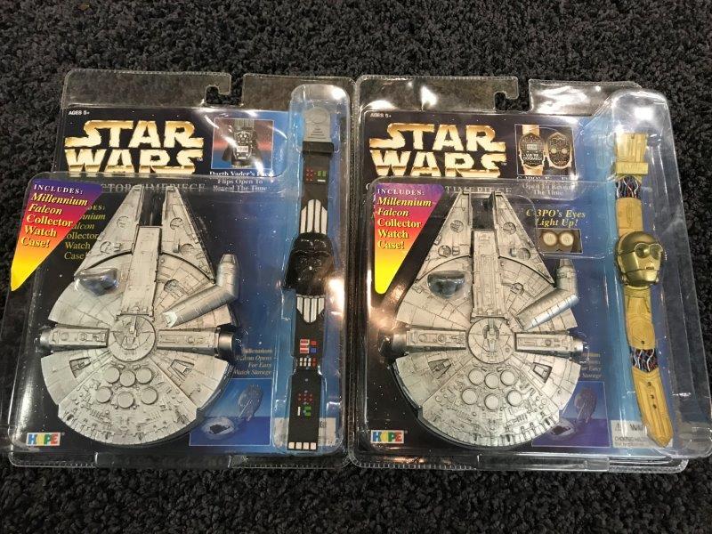 New Old Stock Star Wars Collector Time Piece Lot