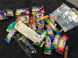New Old Stock Star Wars Pez, Cards, Bend-Ems, And Magazines