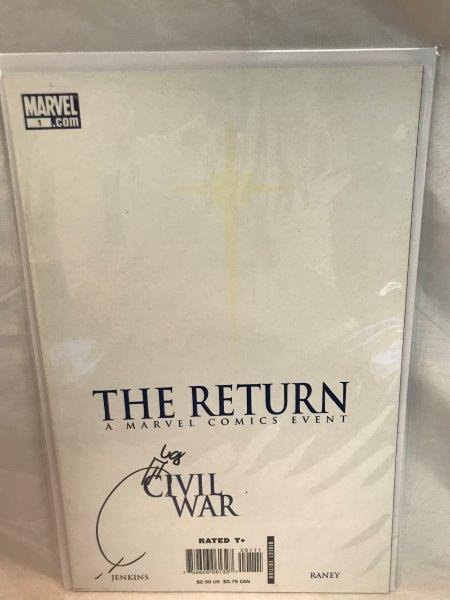 Marvel Comics Civil War The Return Issue 1 Autographed By Joe Quesada
