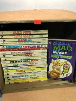 Vintage Collection of MAD Books 18x Total