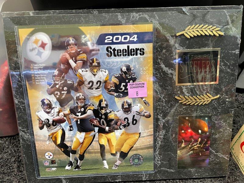 2004 Steelers Wall Plaque Display