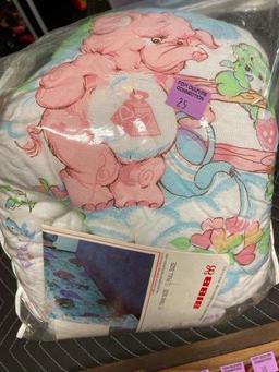 Vintage 1985 Bibb Care Bears Full Size Comforter