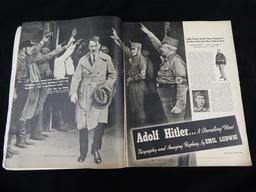 Look Magazine June 6 1939 w. Adolf Hiter Nazi Biography and Prophecy WWII Era