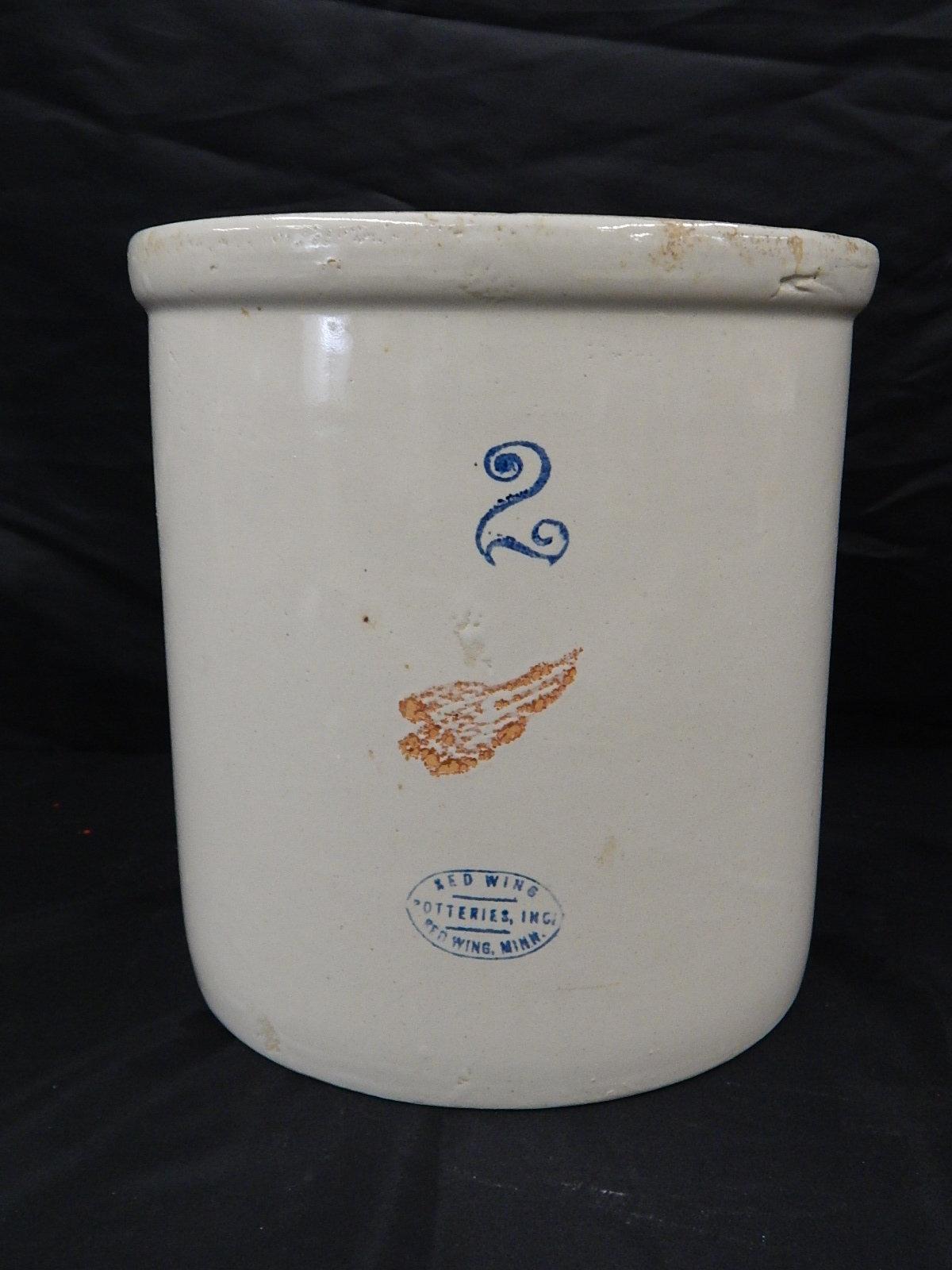 Red Wing Potteries Stoneware 2 Gallon Crock