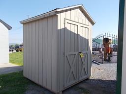 6X6 A FRAME UTILITY SHED/BLDG BARN STYLE DBL DRS