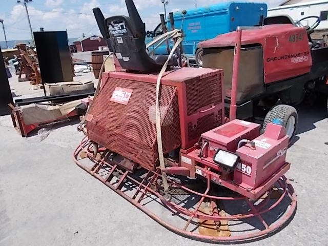 ALLEN RAZORBACK RIDER CONCRET TROWEL FINISHER