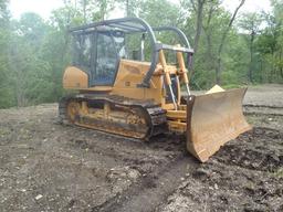 2011 CAS 1650K DOZER CAB, HEAT, A/C, 6-W BLD, LONG TRACK W/ EXTRA HIGH GROUSER BARS, FORESTRY SWEEPS