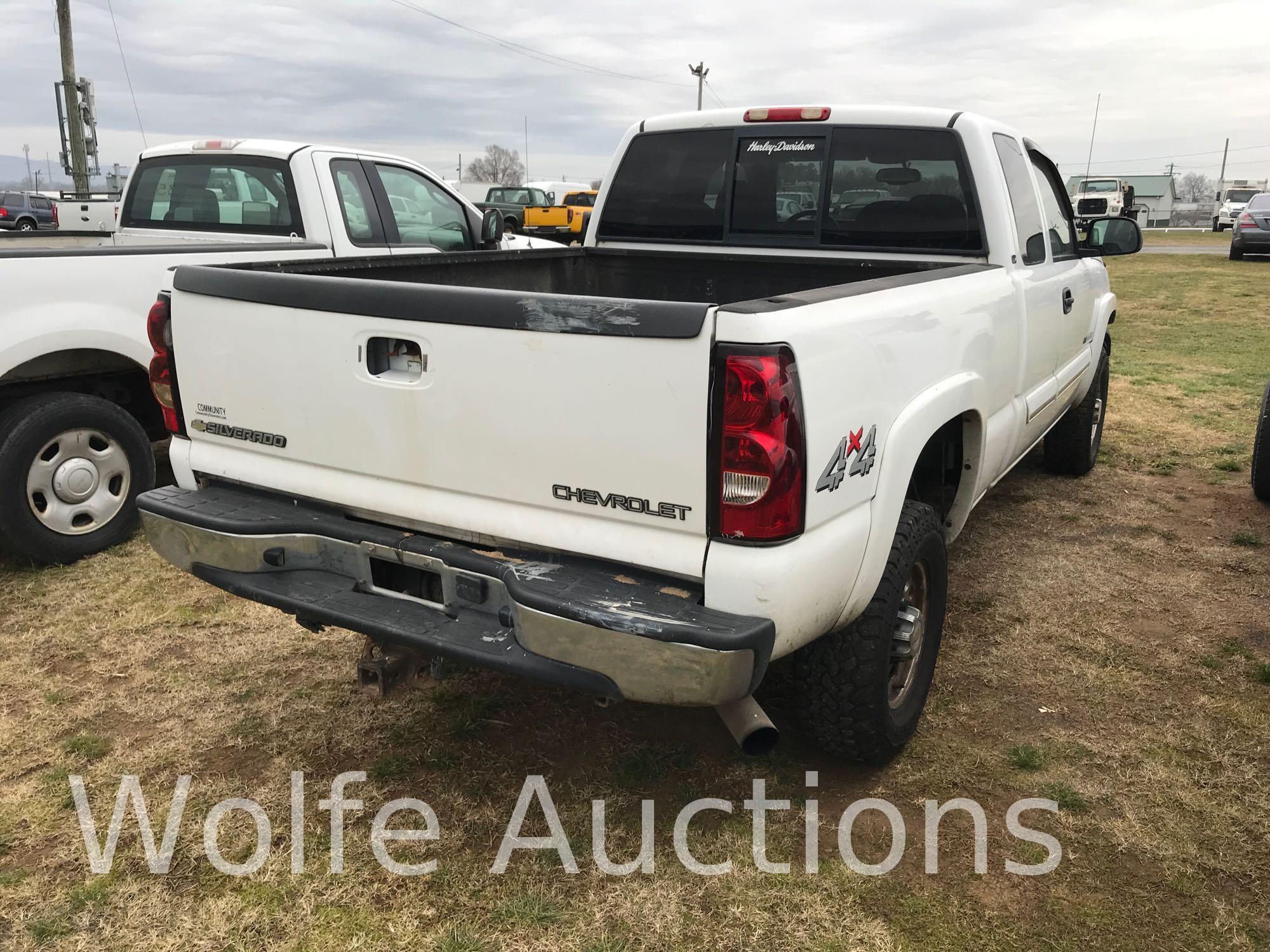 2005 Chevrolet Silverado Pickup Truck, VIN # 1GCHK29U35E145171