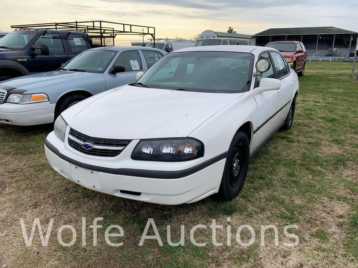 2001 Chevrolet Impala Passenger Car, VIN # 2G1WF55K919192034