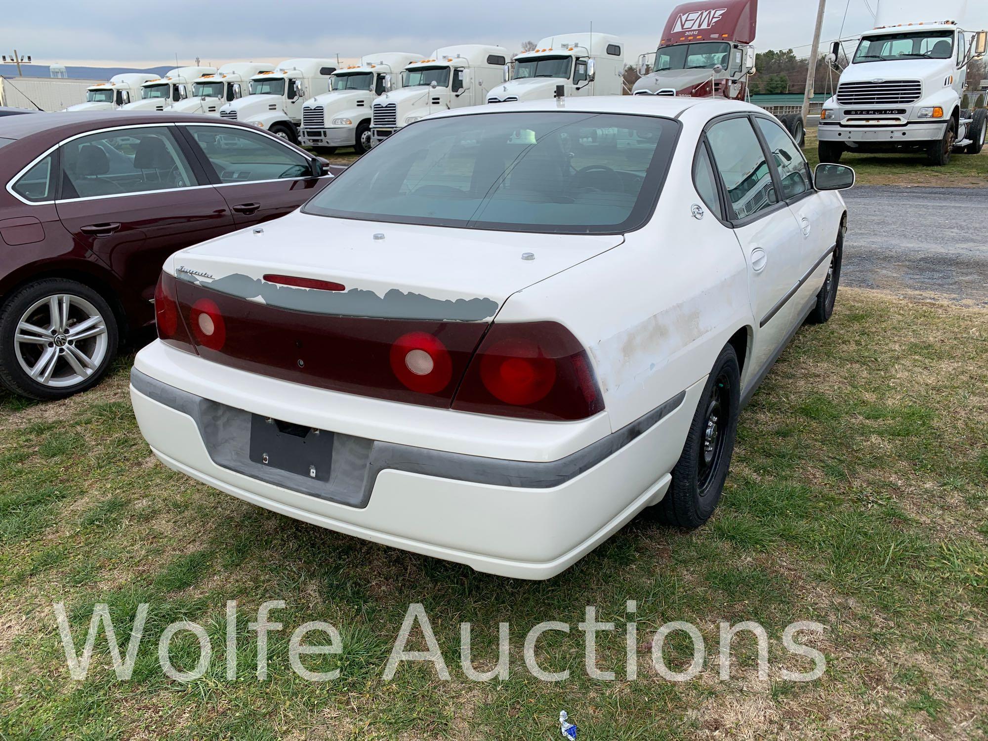 2001 Chevrolet Impala Passenger Car, VIN # 2G1WF55K919192034