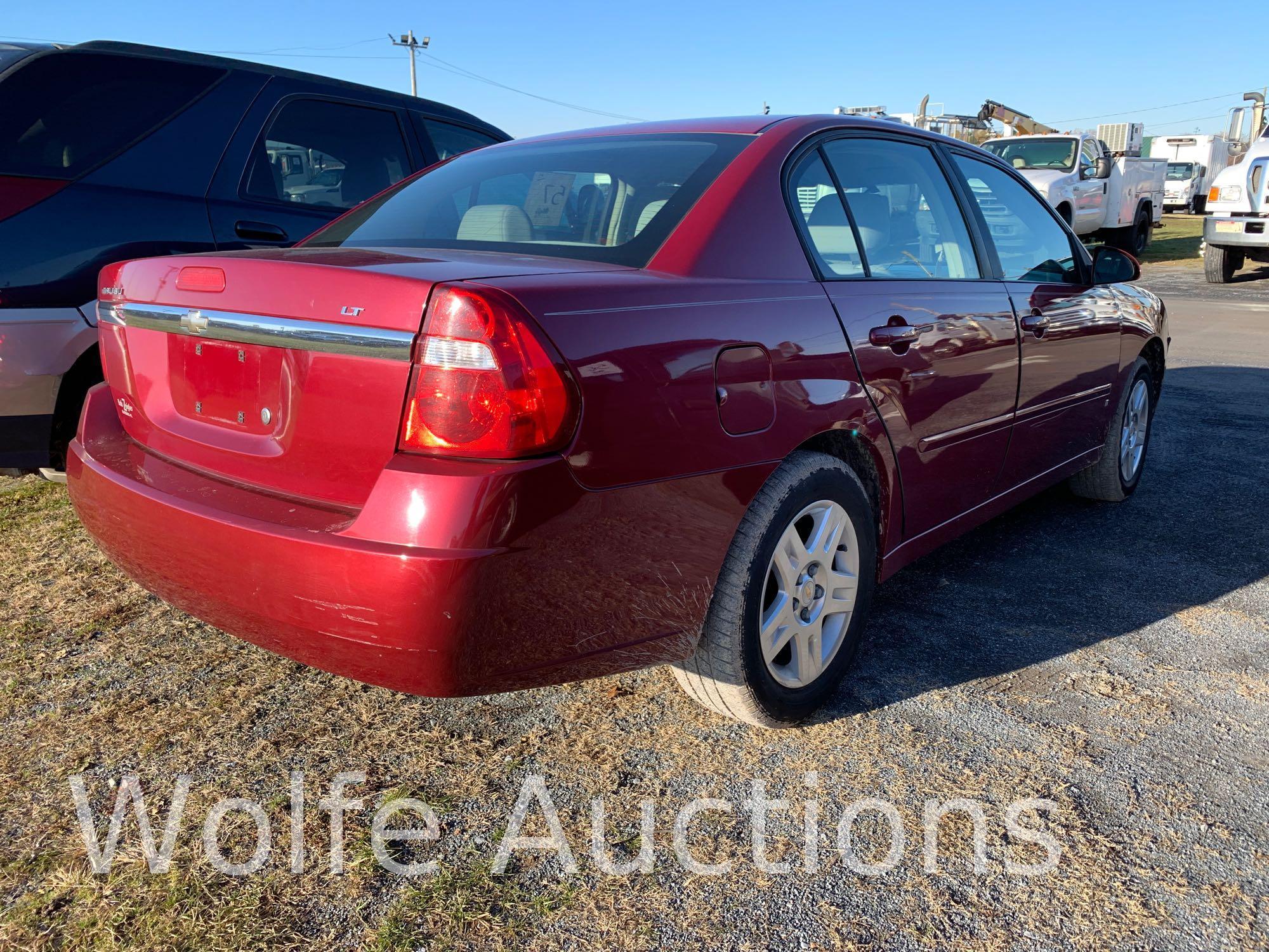 2007 Chevrolet Malibu Passenger Car, VIN # 1G1ZT58F97F199800