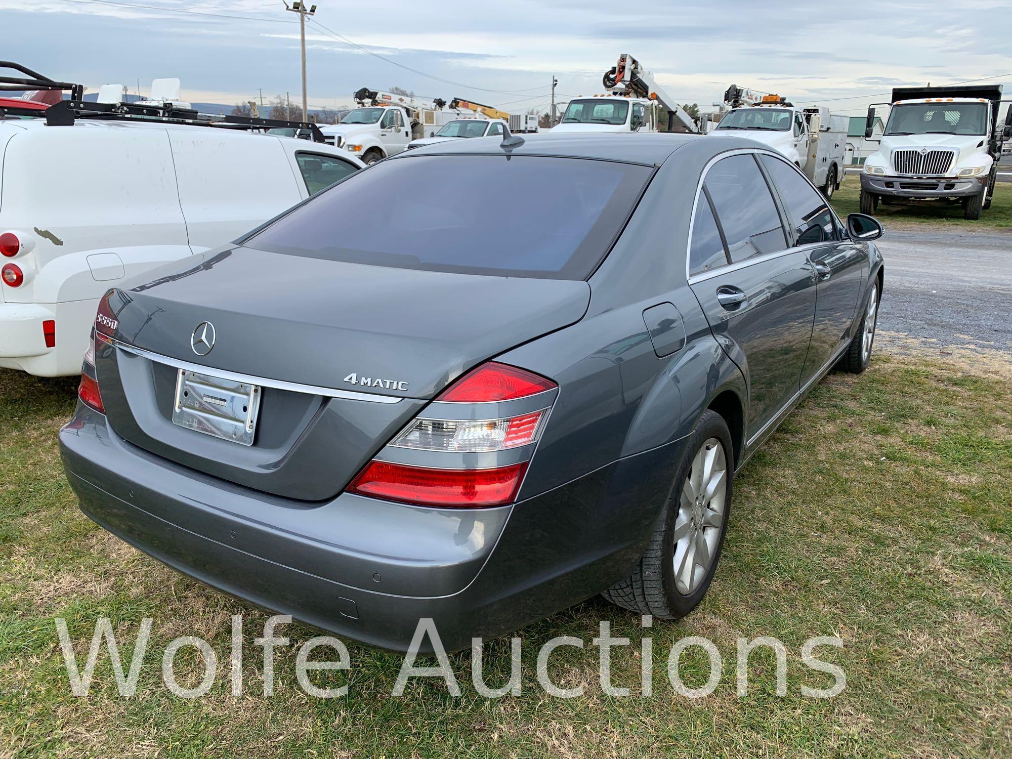 2008 Mercedes-Benz S-Class Passenger Car, VIN # WDDNG86X18A172733