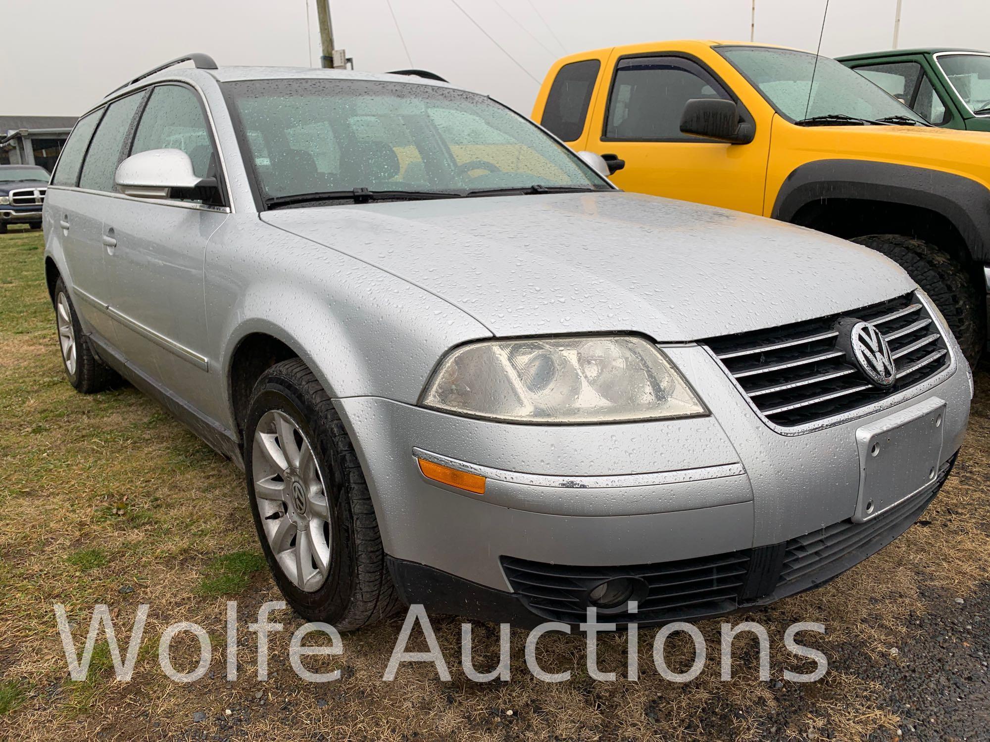 2004 Volkswagen Passat Passenger Car, VIN # WVWVD63BX4E187735