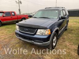 2002 Ford Explorer Multipurpose Vehicle (MPV), VIN # 1FMDU73W22ZC03917