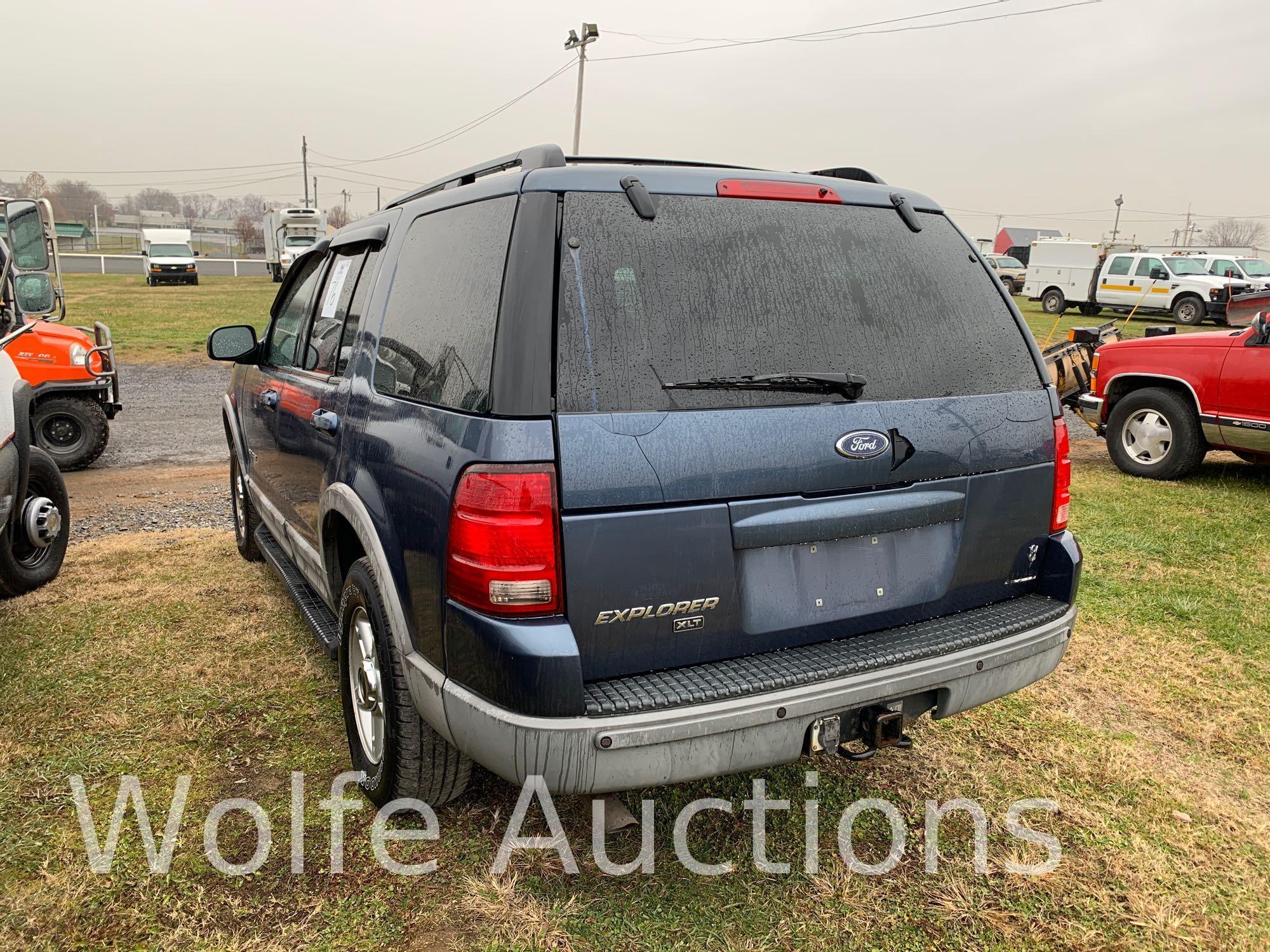 2002 Ford Explorer Multipurpose Vehicle (MPV), VIN # 1FMDU73W22ZC03917