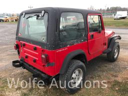 1993 Jeep Wrangler Multipurpose Vehicle (MPV), VIN # 1J4FY29S8PP213339