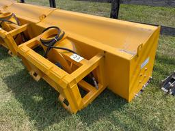 Snow Blower Skid Steer Attachment