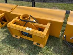 Snow Blower Skid Steer Attachment