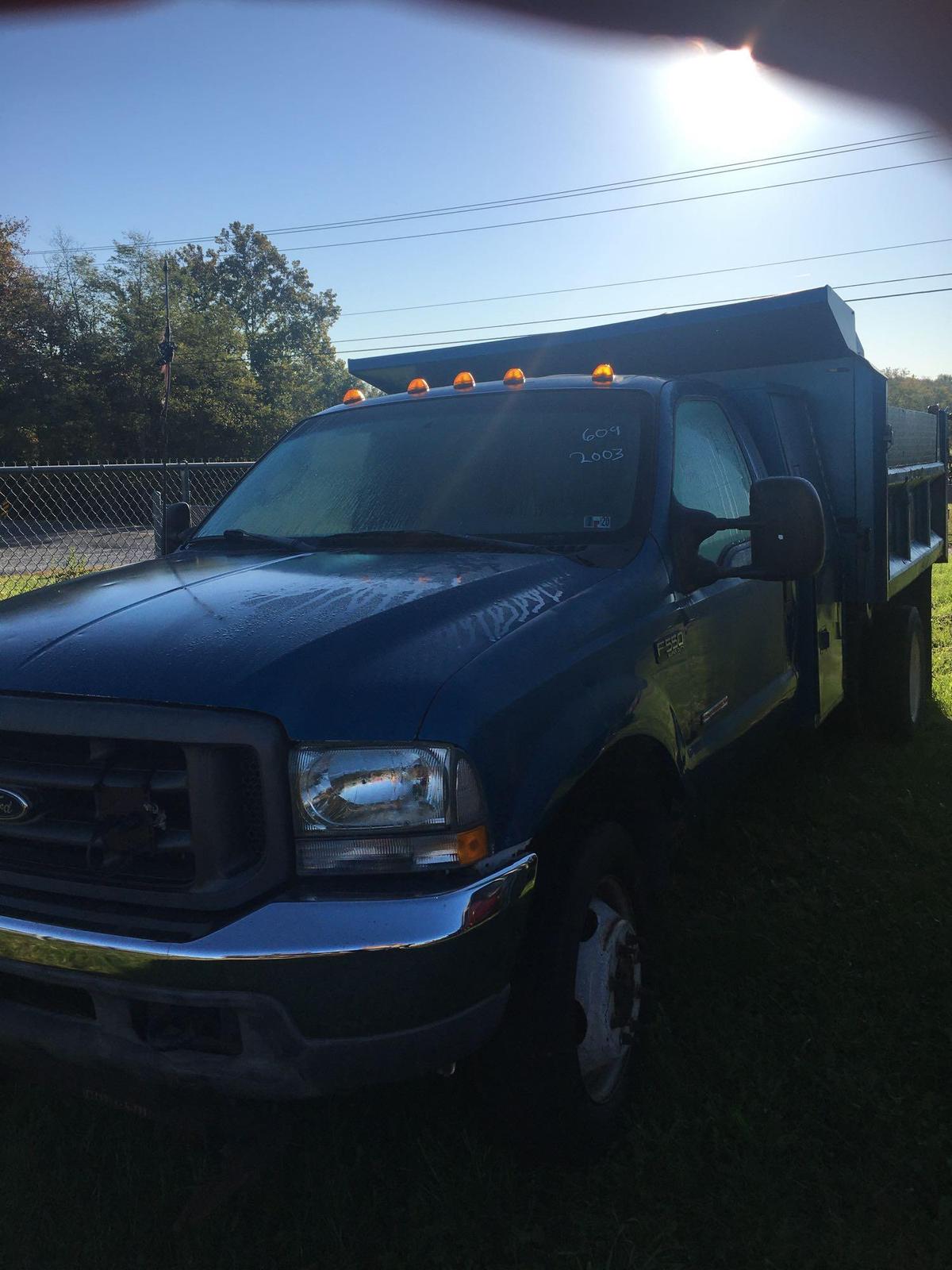 2003 Ford F-550 Truck, VIN # 1FDAF57P53ED87277