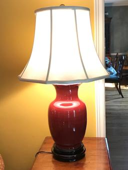 Tall Porcelain Lamp