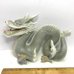 Porcelain Dragon Figurine