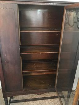 Antique Mahogany China Cabinet