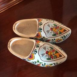 Pair of Wooden Shoes - Made in Holland