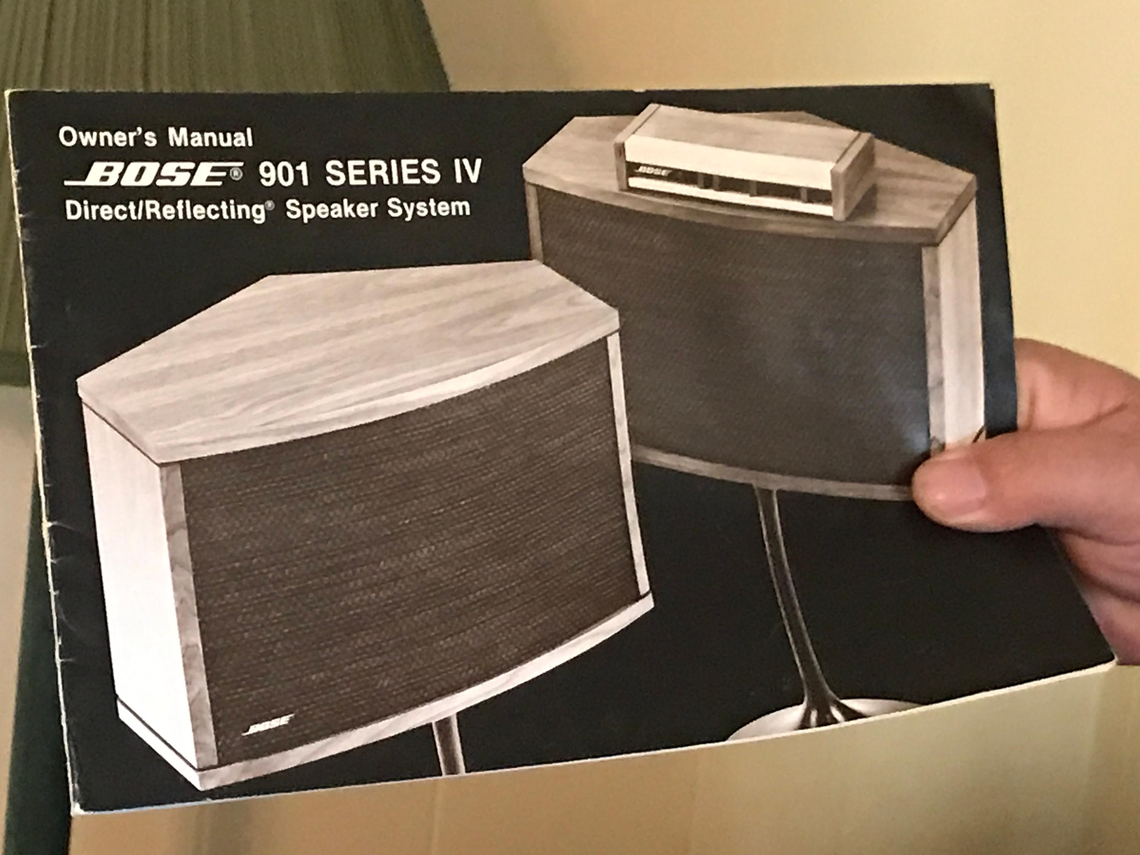 Bose 901 Series IV Direct/Reflecting Speaker System