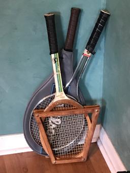 Lot of Tennis Rackets