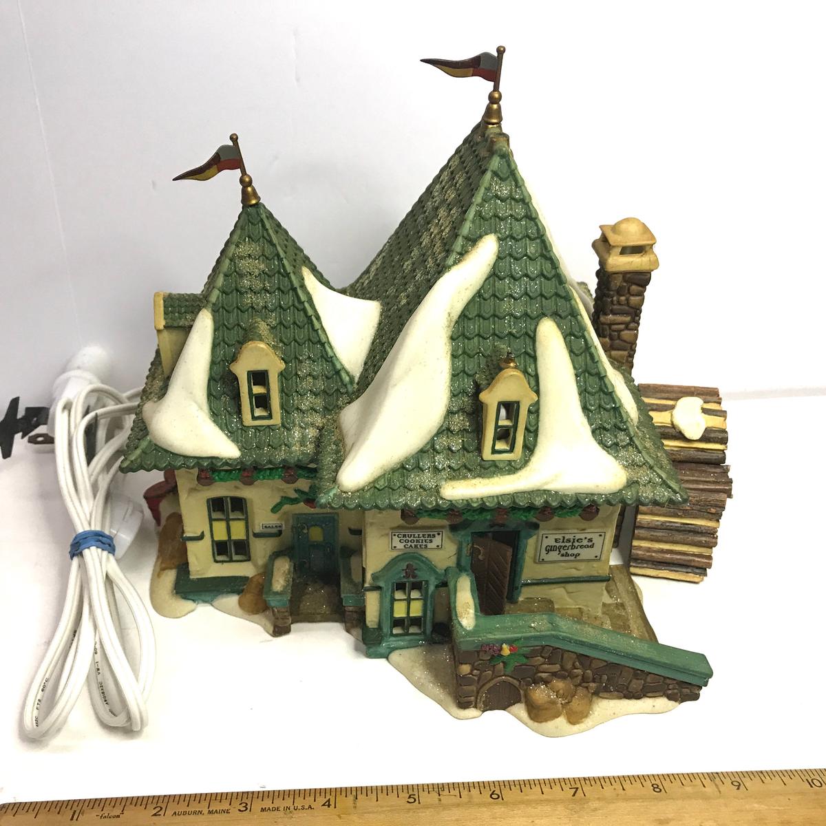 Department 56 North Pole Series "Elsie's Gingerbread" Lighted Village House