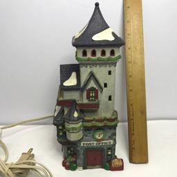 Department 56 North Pole Series "Post Office" Lighted Village House