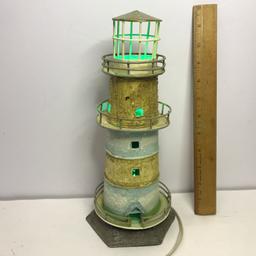 Metal Lighthouse Lamp