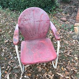 Vintage Metal Outdoor Chair