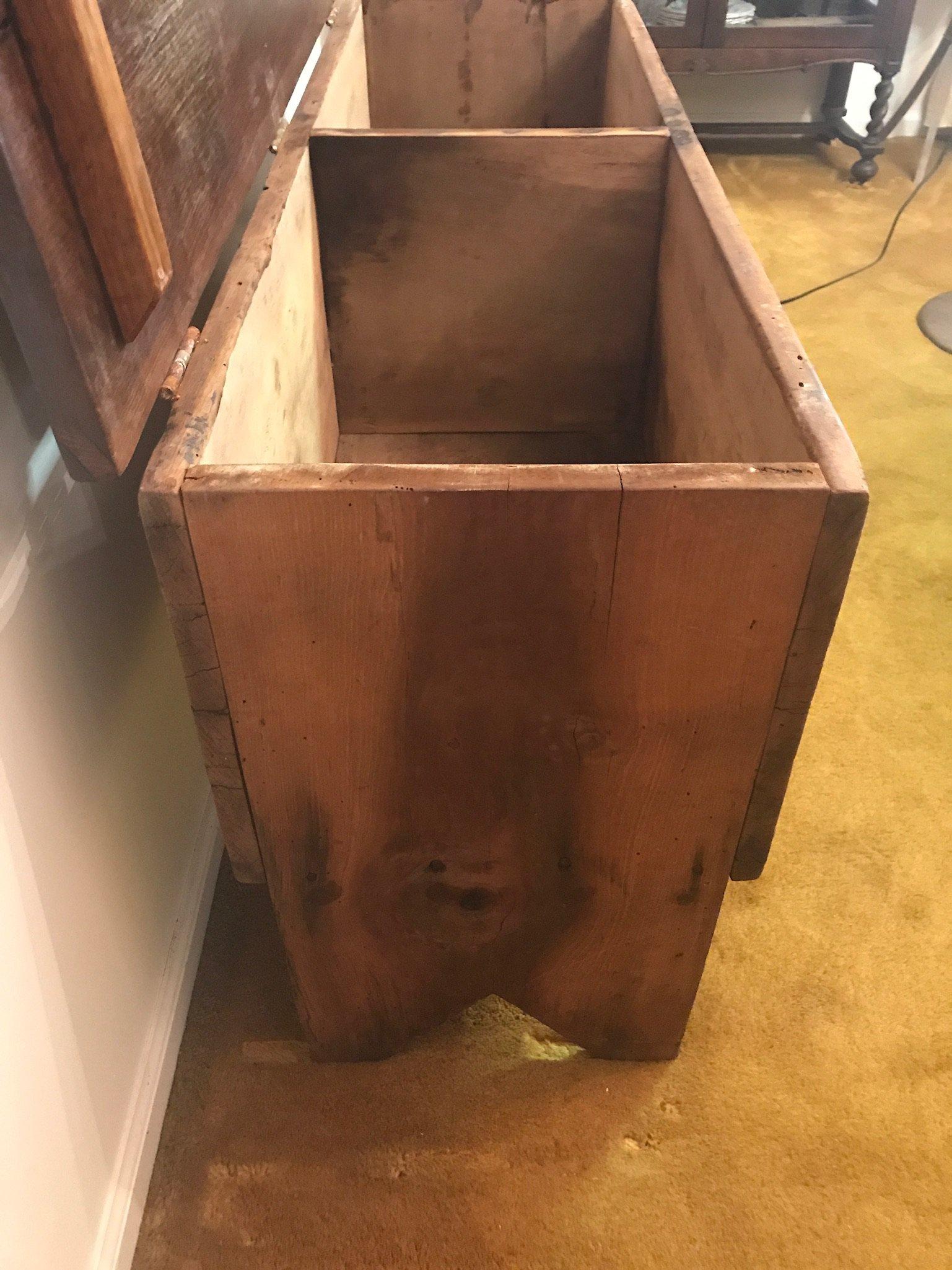 Primitive Wooden Meal Bin