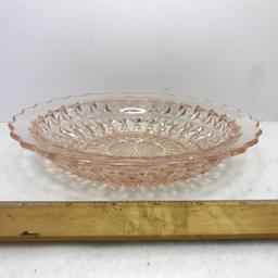 Pink Depression Glass Bowl