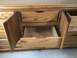 Cedar Lined Heavy Wooden Dresser