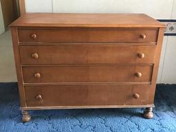 Vintage Wooden Dresser with Dove Tailed Drawers