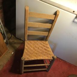 Primitive Wooden Child's Chair