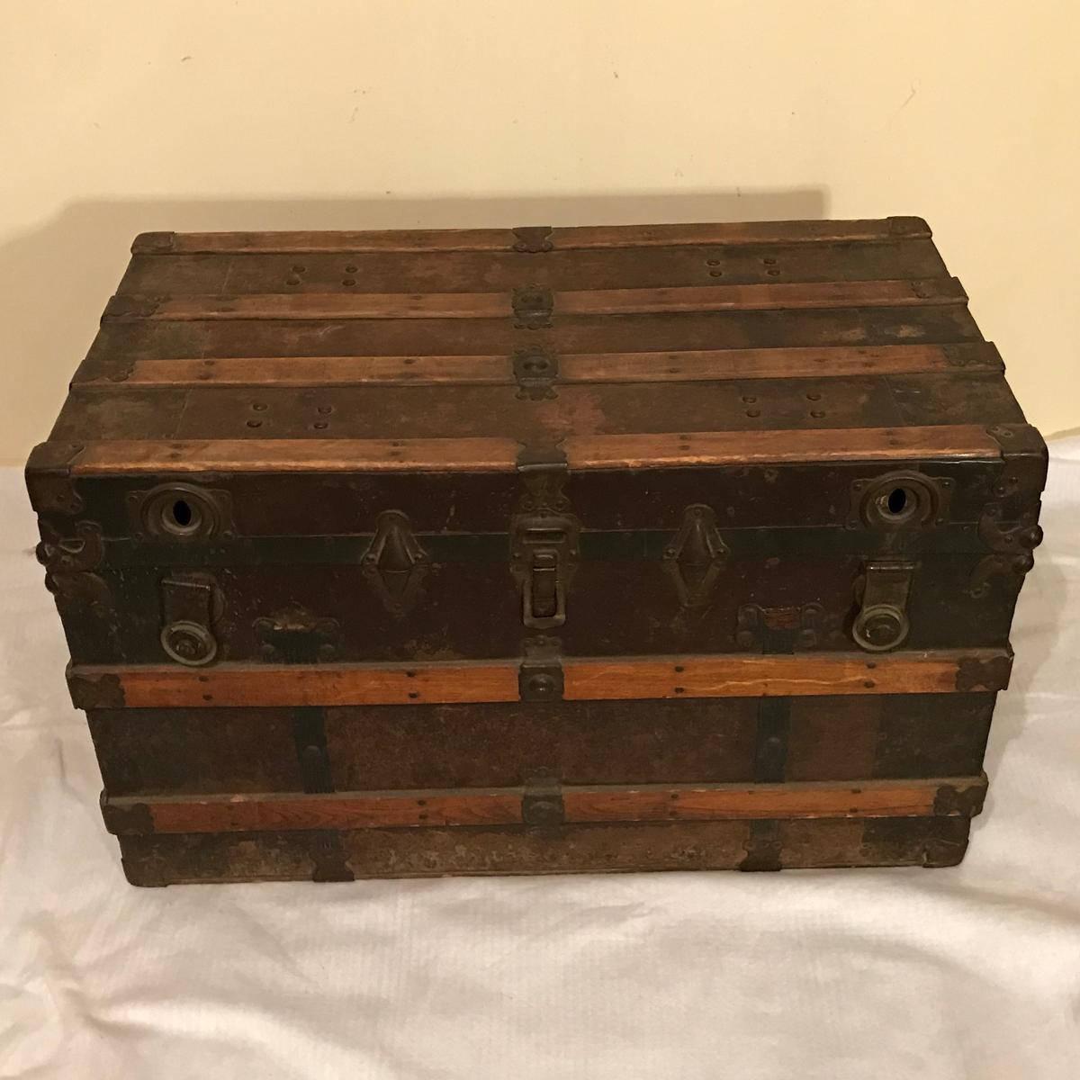 Vintage Wooden Trunk