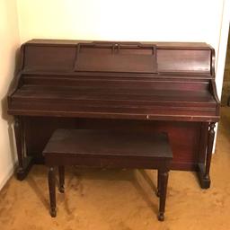 Vintage Livingston Weaver - Piano Co. Piano