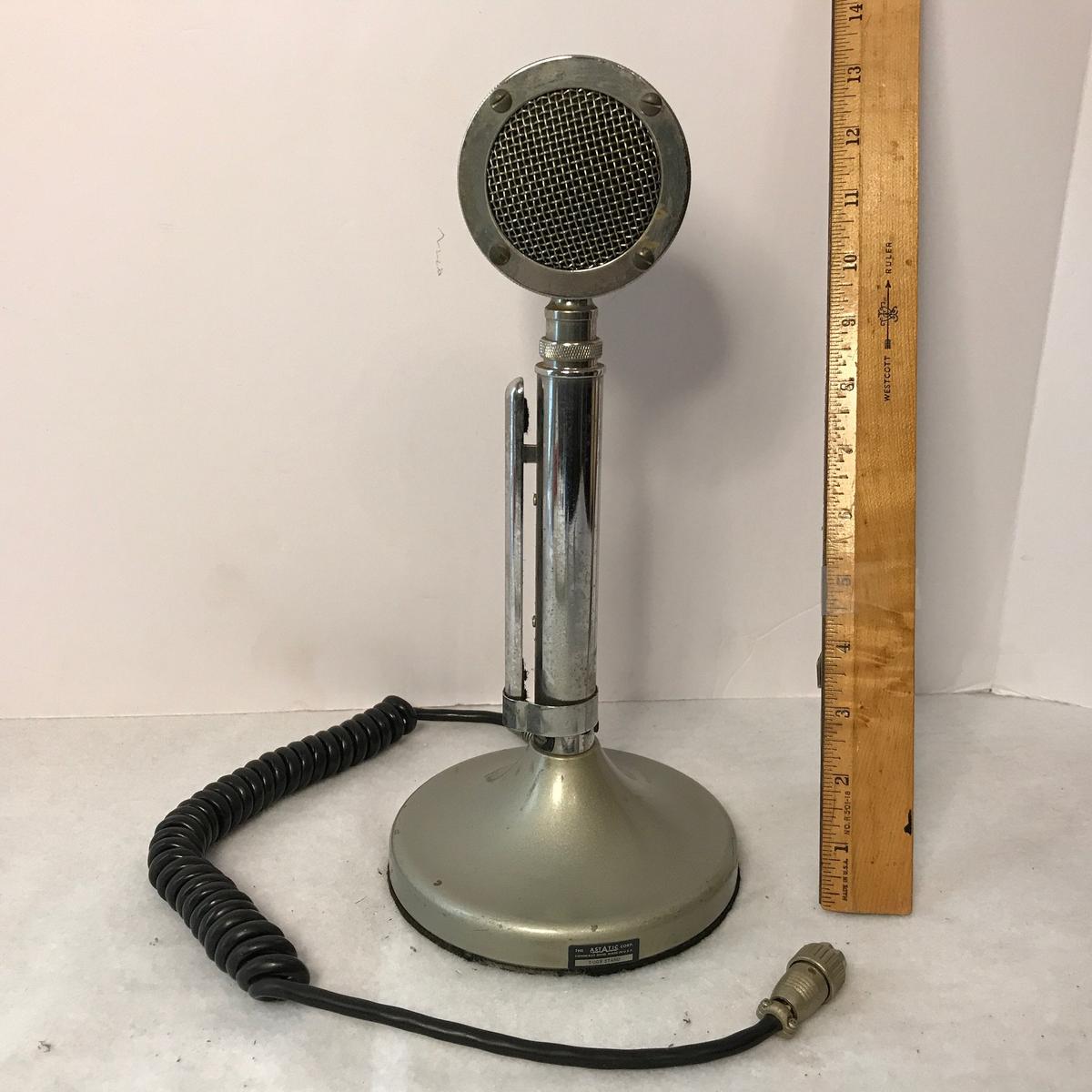 Vintage Ham Radio Microphone by the Astatic Corp.