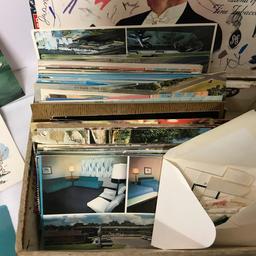 Huge Lot of Vintage Postcards - First Day Issued Stamped Postcards & Misc Stamps