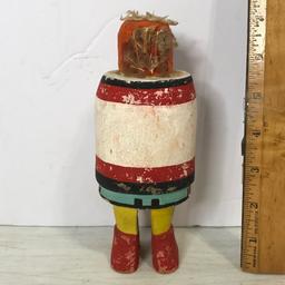 Vintage Wooden Hand Made Carved Native American Indian Kachina Doll