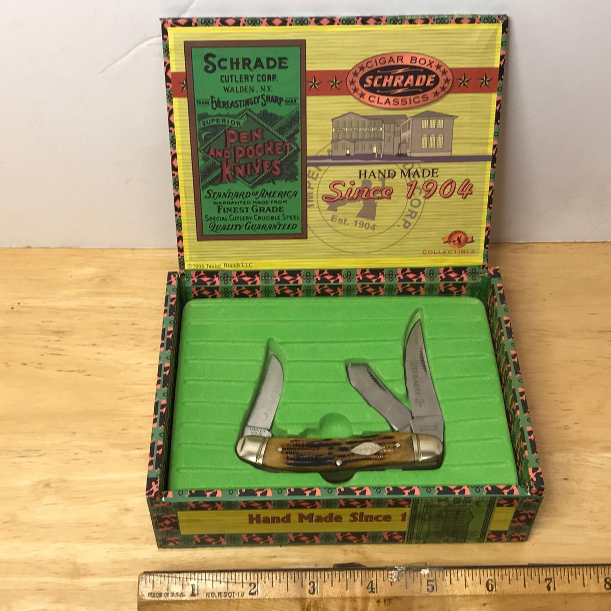 Schrades "Cigar Box Classics" Pocket Knife