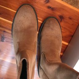 Brahma Suede Leather Boots Size 9 - Look Like Hardly Worn