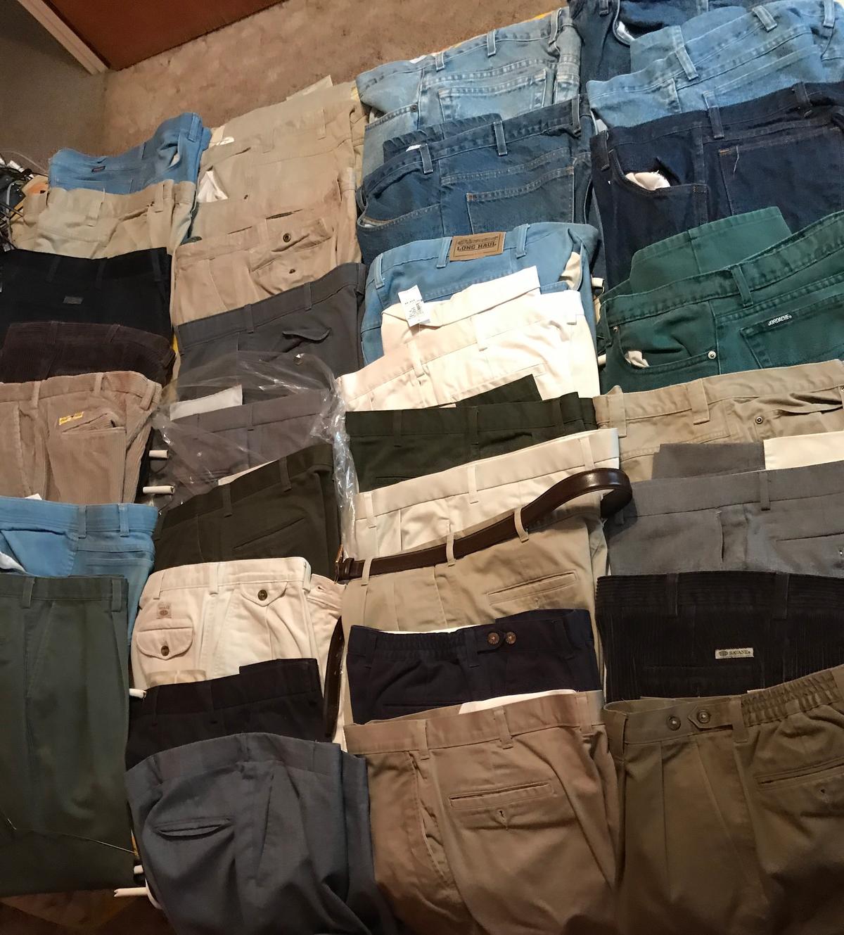 HUGE Lot of Men’s Jeans & Slacks