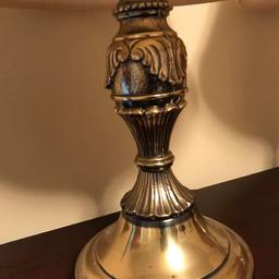 Pair of Brass Finish Lamps