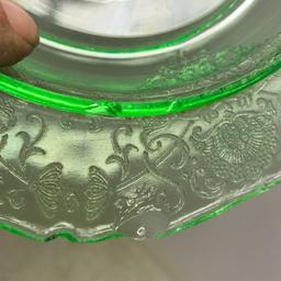 Vintage Vaseline/Uranium Glass Dish