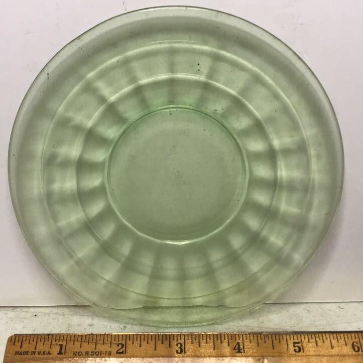 Vintage Vaseline/Uranium Glass Saucer
