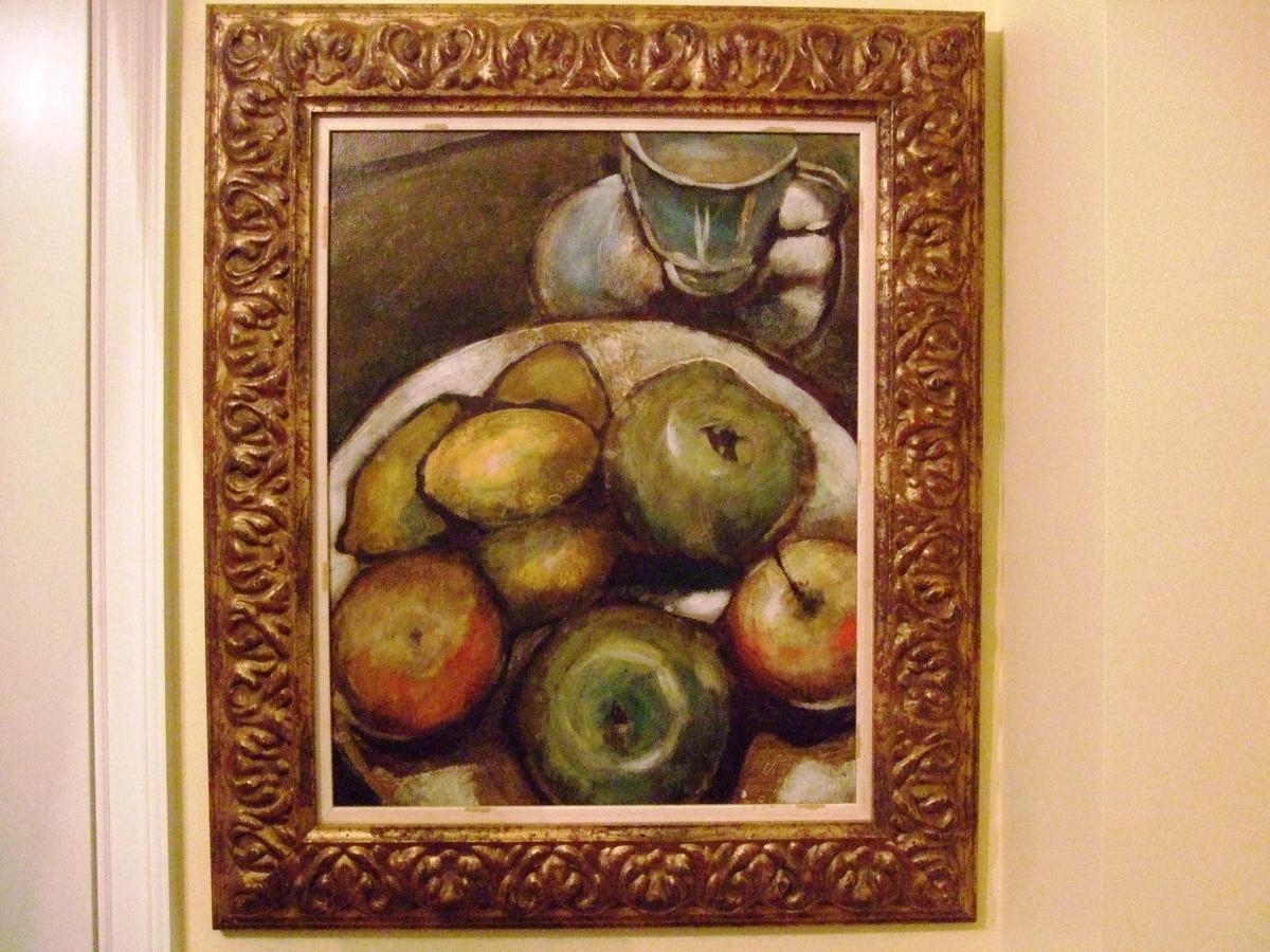 Joseph Bradley Fruit Plate 2 2007. Oil On Canvas (16x20)